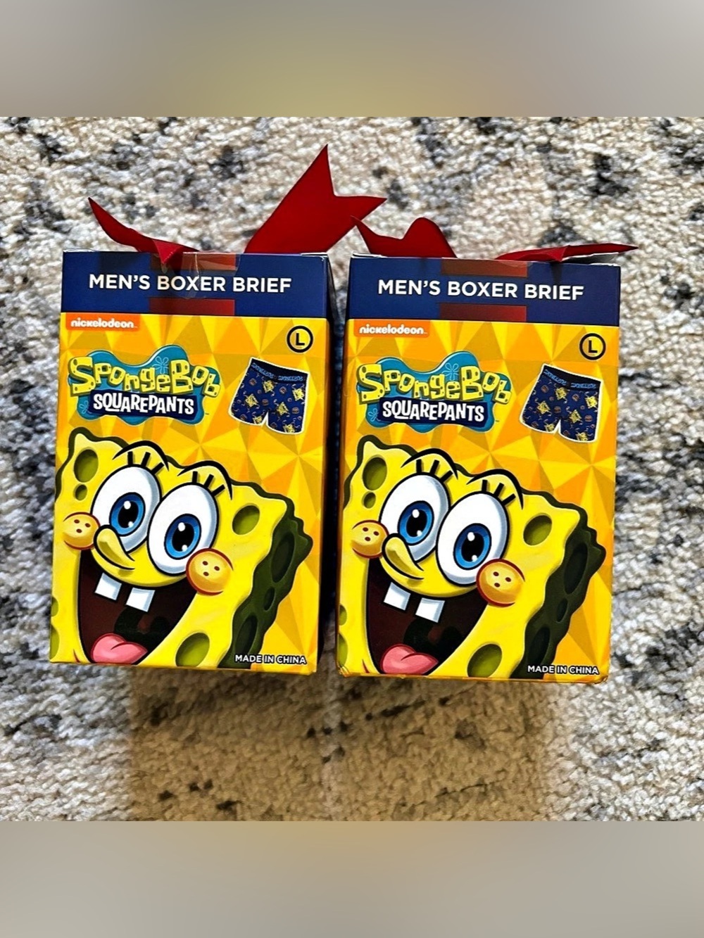 Nickelodeon SpongeBob SquarePants Men's Boxer Brief Men's Boxer Briefs Large. NW